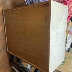 0円 木材タンス幅80cm×高さ102cm×奥行き44cm の画像