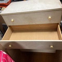 0円 木材タンス幅80cm×高さ102cm×奥行き44cm の画像
