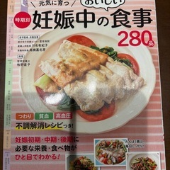 妊娠中の食事、育児本の画像