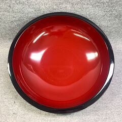 J7B2341 蕎麦打ち 麺打ち 道具 料理 道具 調理道具 そば打ち道具 こね鉢 直径約415mm 練り鉢 盛り鉢 うどん 合成 漆器の画像