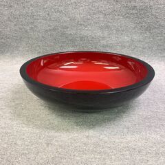 J7B2341 蕎麦打ち 麺打ち 道具 料理 道具 調理道具 そば打ち道具 こね鉢 直径約415mm 練り鉢 盛り鉢 うどん 合成 漆器の画像