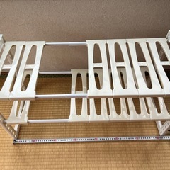 収納ラック  幅53〜73 奥行30 高さ40の画像