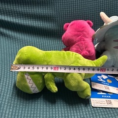 タグ付きトイ.ストーリー ひっかけぬいぐるみ3体の画像