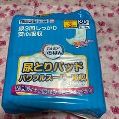 大人用おむつと尿とりパッド　各1袋
の画像