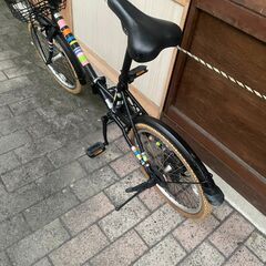 リサイクルショップどりーむ荒田店　No536 折りたたみ自転車　フォルクスワーゲン　２０インチ　ギア切り替え付き　ライト付き　折りたたみ可能で便利♪　状態良好♪の画像