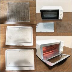 NEOVE オーブントースター ホワイト TNM8B-W ネオーブ KN CHITODA パワー450W・900W2段階　モダンデザイントースター 清掃/動作確認済みの画像