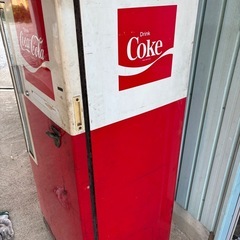 ビンテージ　コカコーラ　冷蔵庫の画像