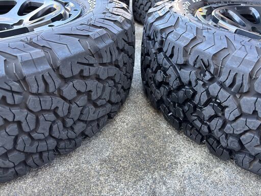 JB64ジムニー用　ホイール　タイヤ　MOTOR FARM ファームD10 5.5J 5.50-16 BFグッドリッチ オールテレーンT/A KO2 RWL/RBL215/70R16 16インチ　4本セット【引取り限定】