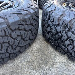 JB64ジムニー用　ホイール　タイヤ　MOTOR FARM ファームD10 5.5J 5.50-16 BFグッドリッチ オールテレーンT/A KO2 RWL/RBL215/70R16 16インチ　4本セット【引取り限定】の画像