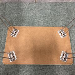 木製 ちゃぶ台 座卓 花柄 脚折りたたみ可能 昭和レトロ 幅60cm×奥行36cm×高さ26cmの画像