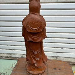 白衣観音菩薩★木彫りの画像