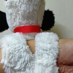 スヌーピー　ぬいぐるみショルダーバック＆ぬいぐるみブレスレットの画像