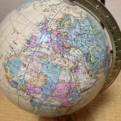 地球儀　昭和レトロの画像