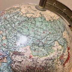 地球儀　昭和レトロの画像