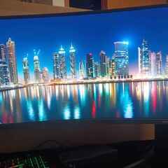 美品 購入したばかり 大型ゲーミングモニタ 32:9 49インチ 5120x1440 120Hz  AMZG49C7U Amzfastの画像