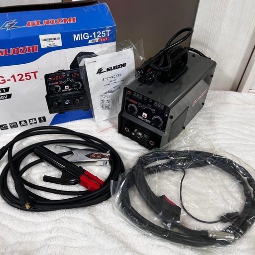 未使用品✨ 溶接機 1台3役　100v 半自動 125A アーク溶接 ノンガスワイヤー溶接