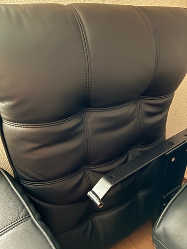 売却済　パーソナルチェア　ニトリ製　1人がけソファー　中古品 オットマン付