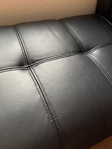 売却済　パーソナルチェア　ニトリ製　1人がけソファー　中古品 オットマン付