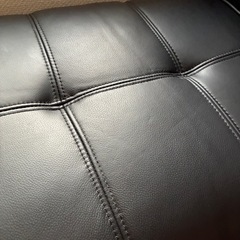 パーソナルチェア　ニトリ製　1人がけソファー　中古品 オットマン付の画像