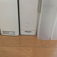 コクヨ＆キングジム 厚型ファイル+無印良品ファイルの画像