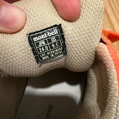 モンベル　キッズ登山靴　マーセドブーツ Kid's 24cmの画像