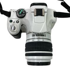 186000 ジャンク品 PENTAX ペンタックス 箱付き K-x PENTAX-DA18-55mm 本体 レンズ付き  ホワイト [0000000002269]の画像