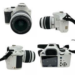186000 ジャンク品 PENTAX ペンタックス 箱付き K-x PENTAX-DA18-55mm 本体 レンズ付き  ホワイト [0000000002269]の画像