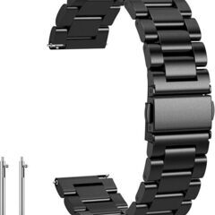 ステンレス製 スマートウォッチバンド ベルト22mm 交換ベルトの画像