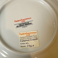 【新品】イタリア製のパスタ皿 の画像