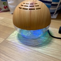ADIRイルミネーション空気清浄器木目調　の画像