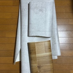 壁紙や本舗　フロアシート　タイル調、木目調セットの画像