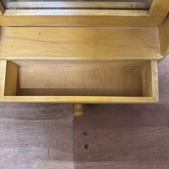 レトロ 卓上ミラー 引き出し付きの画像