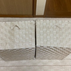 USED★収納ケース インナーケース バスケットケース 2個の画像