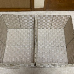 USED★収納ケース インナーケース バスケットケース 2個の画像