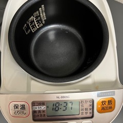 象印 NL-BA05 炊飯器 3合炊きの画像