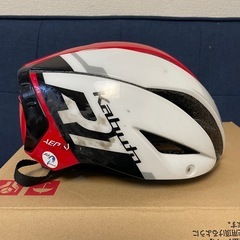 Kabuto Aero-R1 ヘルメット 赤/白の画像