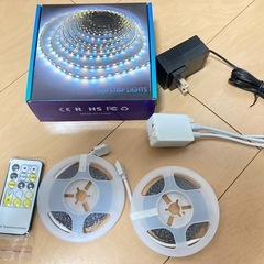 ⭐️LEDテープライト 10m 電球色/昼白色/昼光色 調光調色 切断可能 新品⭐️の画像