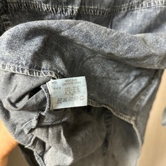 デニム7部丈シャツの画像