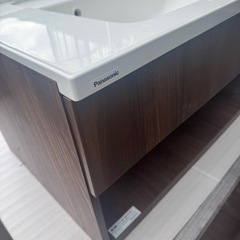 Panasonic 洗面台 壁付け 洗面所　グース水栓　パナソニック引き取りのみの画像