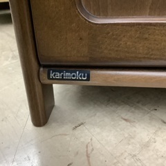 カリモク 電話台 棚板ありません 管C251011PK (ベストバイ 静岡県袋井市)の画像