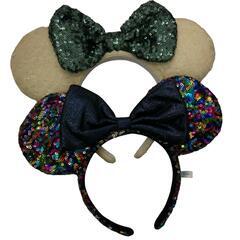 186000 Disney ディズニー 美品 カチューシャ スパンコール 8点 まとめ売り セット [0000000002284]の画像