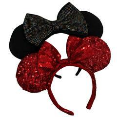 186000 Disney ディズニー 美品 カチューシャ スパンコール 8点 まとめ売り セット [0000000002284]の画像