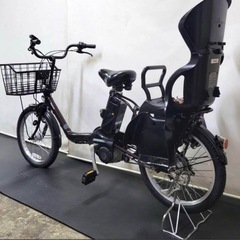 1年保証 送料無料　パナソニック　ギュット　20インチ　茶色　電動アシスト自転車　g115の画像