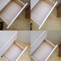 スリム キッチンボード 日本製 梅崎木工■横幅50㎝×奥行42cm×高さ181cm■引き出し4個 2枚扉 コンセント2口 ホワイト 参考価格59600円 食器棚■近隣配送無料 買取帝国 朝霞店の画像