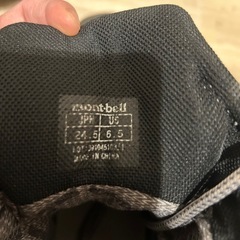 【10/21受取/発送まで】モンベル登山靴ハイカット（レディース24.5）の画像