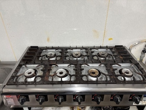 業務用コンロ　7口　マルゼン