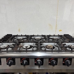 業務用コンロ　7口　マルゼンの画像