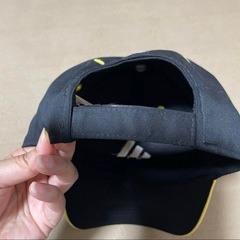 アディダス　キャップ　キッズ　ブラックの画像