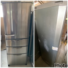 2017年製✨ AQUA 商品名　4ドア冷凍冷蔵庫 型番　AQR-S36F(S) 355Lの画像