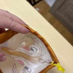 Disneyチップとディール巾着の画像
